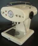 francisfrancis x1 espresso coffee machine in almond