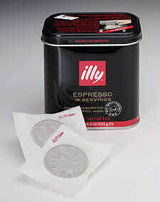 illy E.S.E pre-packed coffee pods - for your francisfrancis espresso machine.