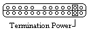 Quantum DLT4000 termination power.