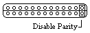 Quantum DLT4000 parity disable.